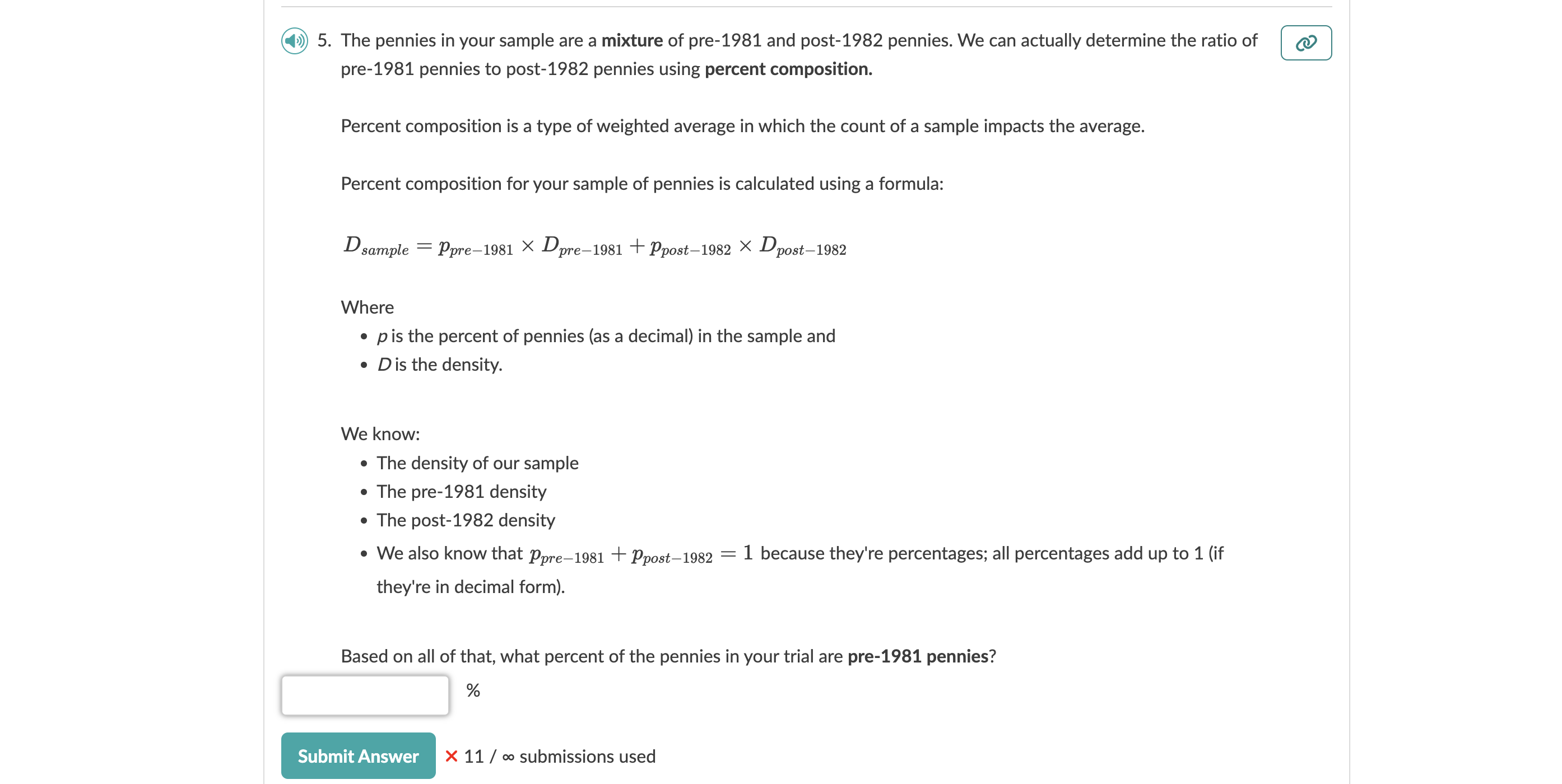Solved The Density Of The Sample 7 6 g ml density Of Chegg solved-the-density-of-the-sample-7-6-g-ml-density-of-chegg