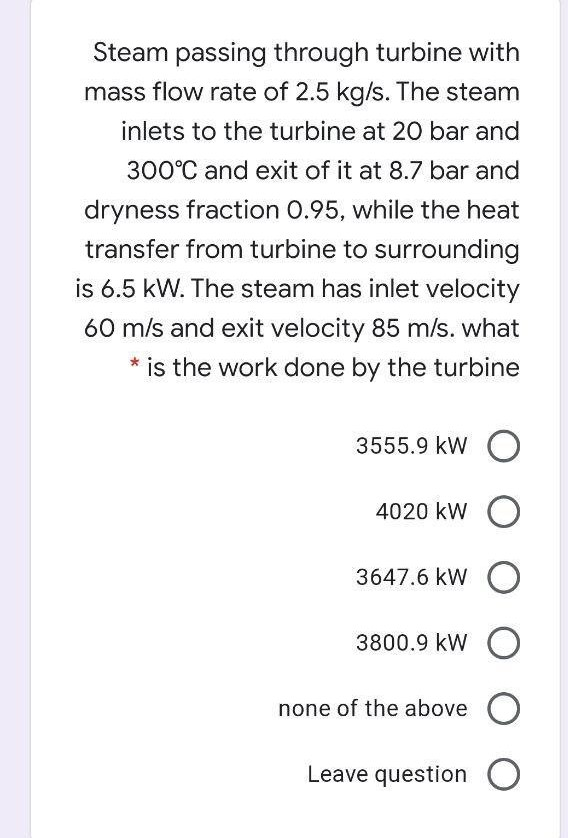 solved-steam-passing-through-turbine-with-mass-flow-rate-of-chegg