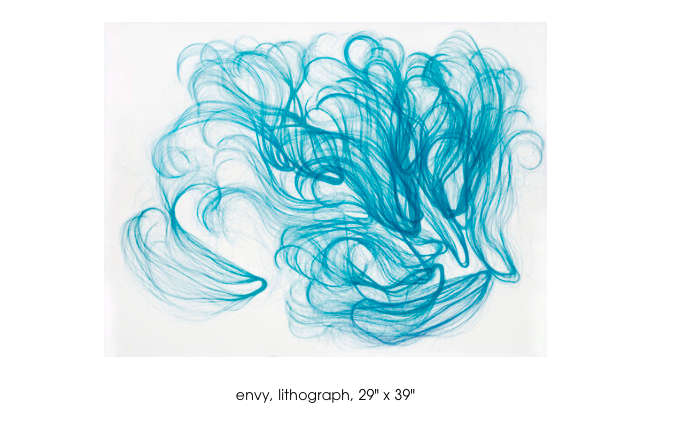 envy, lithograph, 29 x 39
