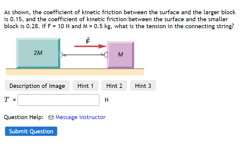 Solved As shown the coefficient of kinetic friction between Chegg com