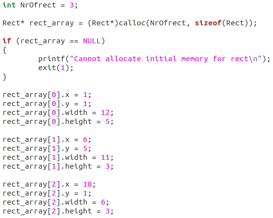 Solved C Programming : I have this piece of code to print an | Chegg.com