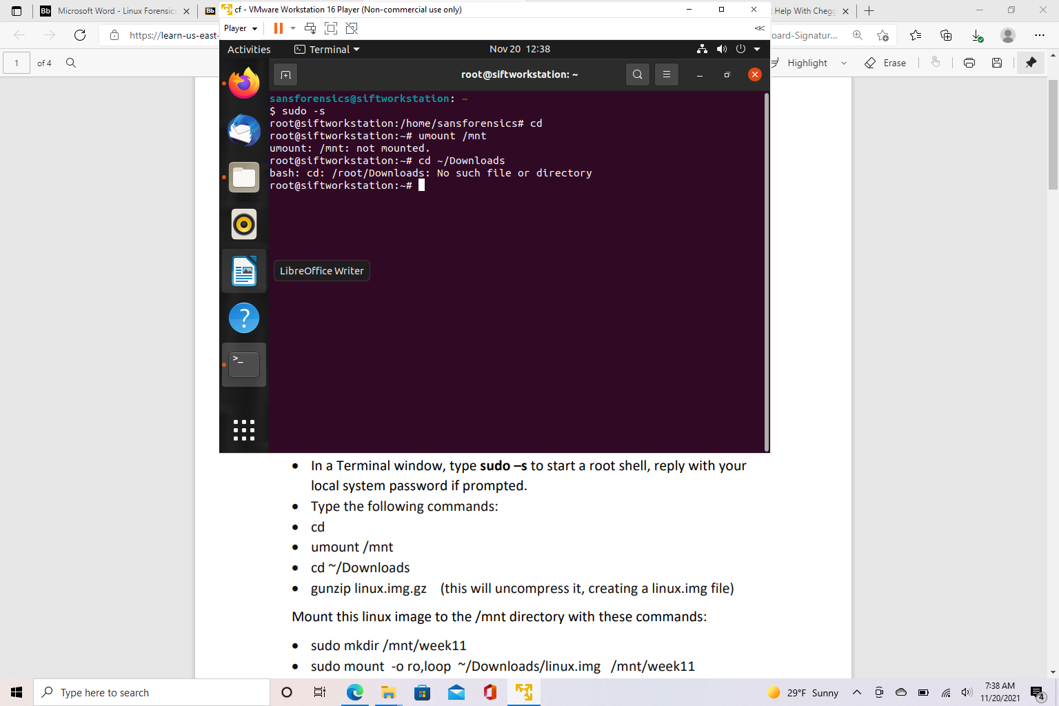 Solved Using Firefox on your SIFT workstation system,