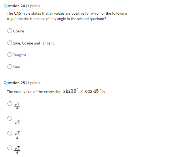 Solved Question 19 (1 point) Which statement is not true? | Chegg.com