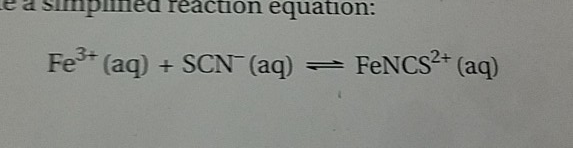 Solved B. Determination Of The Equilibrium Constant | Chegg.com