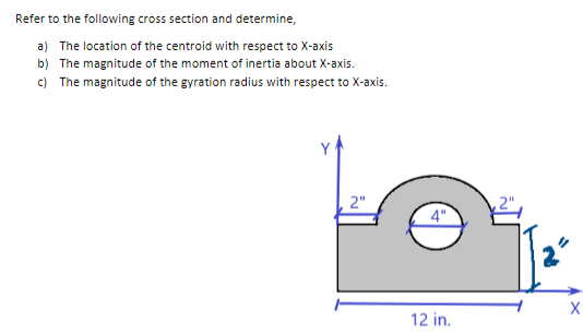 Solved Refer to the following cross section and | Chegg.com