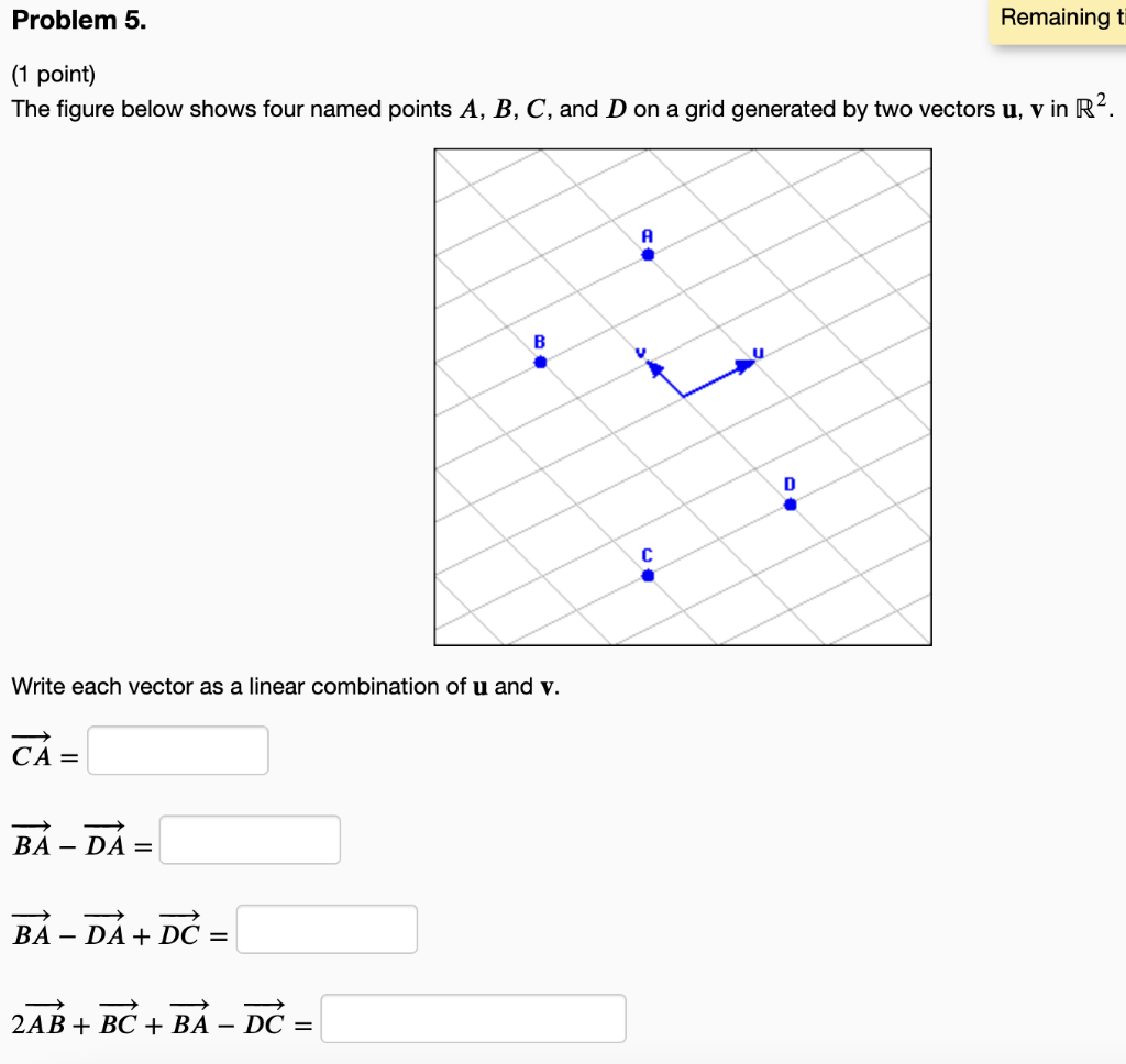 Solved Problem 3. (1 Point) Solve The Following Equations | Chegg.com