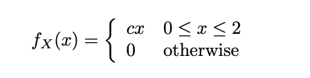 Solved Suppose A Continuous Random Variable X Has The Fol Chegg Com