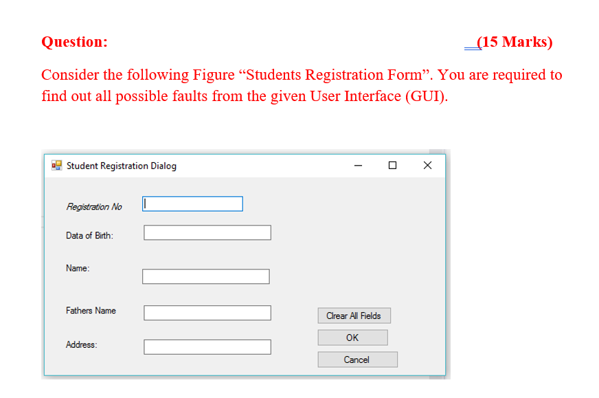 Solved Question: (15 Marks) Consider the following Figure | Chegg.com