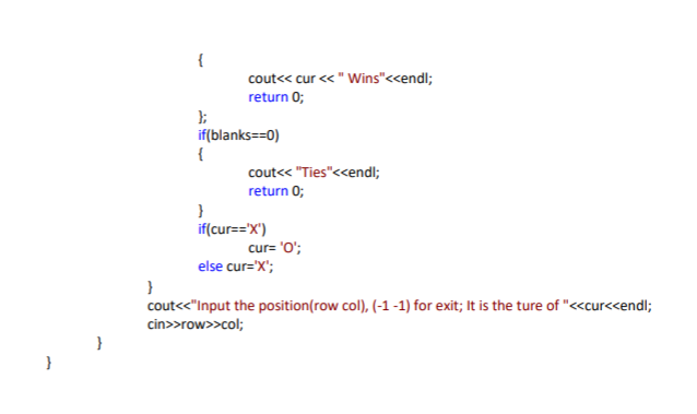 Solved The following program is the base for the game: | Chegg.com