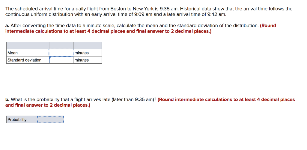 solved-the-scheduled-arrival-time-for-a-daily-flight-from-chegg