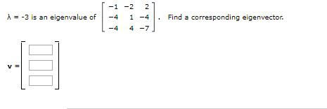 Solved 1 Is An Eigenvector Of 6 4 1 6 2 21 0 4 Fin