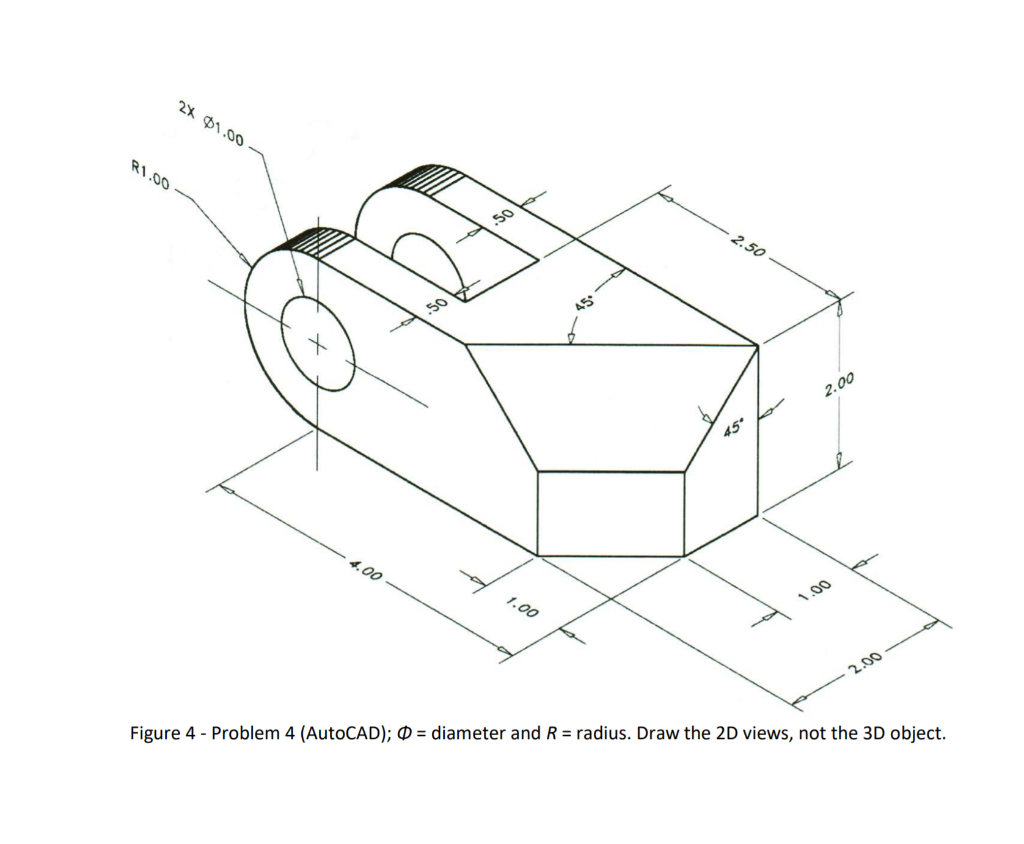 Solved AutoCAD drawing: Use the same layers used in the | Chegg.com