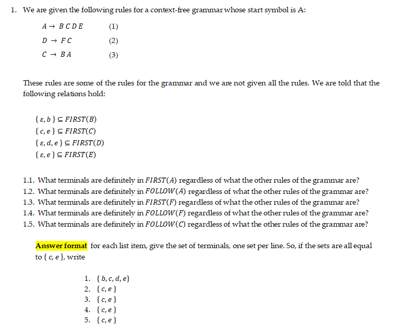 solved-we-are-given-the-following-rules-for-a-context-free-chegg