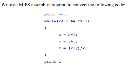 Solved Write an MIPS assembly program to convert the | Chegg.com