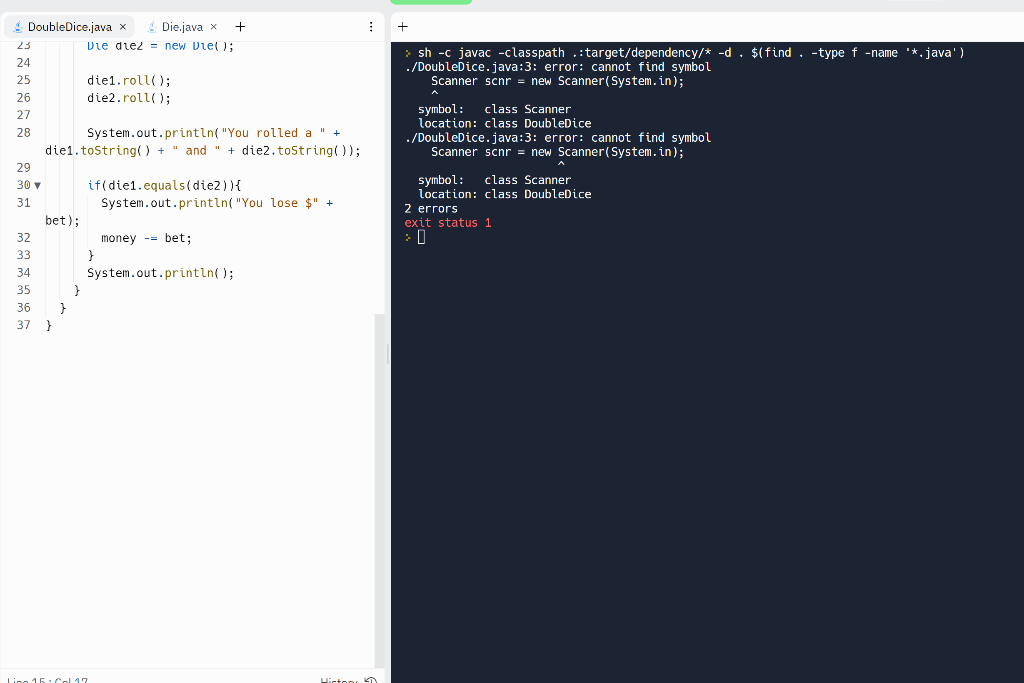 Solved Can someone tell me what's wrong with this code? | Chegg.com
