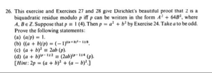 26. This exercise and Exercises 27 and 28 give | Chegg.com