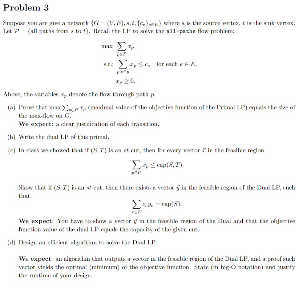 Solved Problem 3Suppose you are give a network | Chegg.com