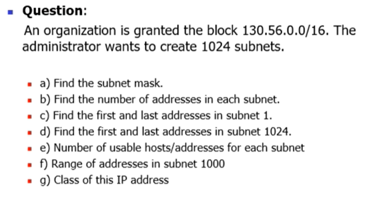 Solved Question: An organization is granted the block Solved Question: An organization is granted the block
