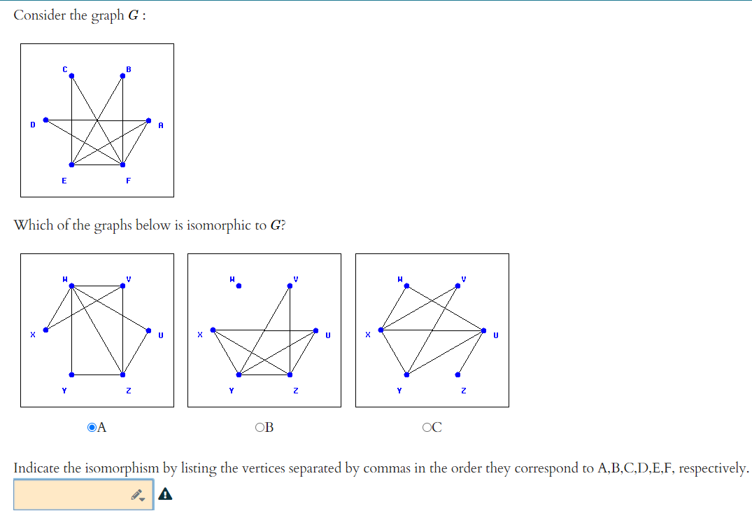 Solved Consider The Graph G : C B - M A E Which Of The | Chegg.com