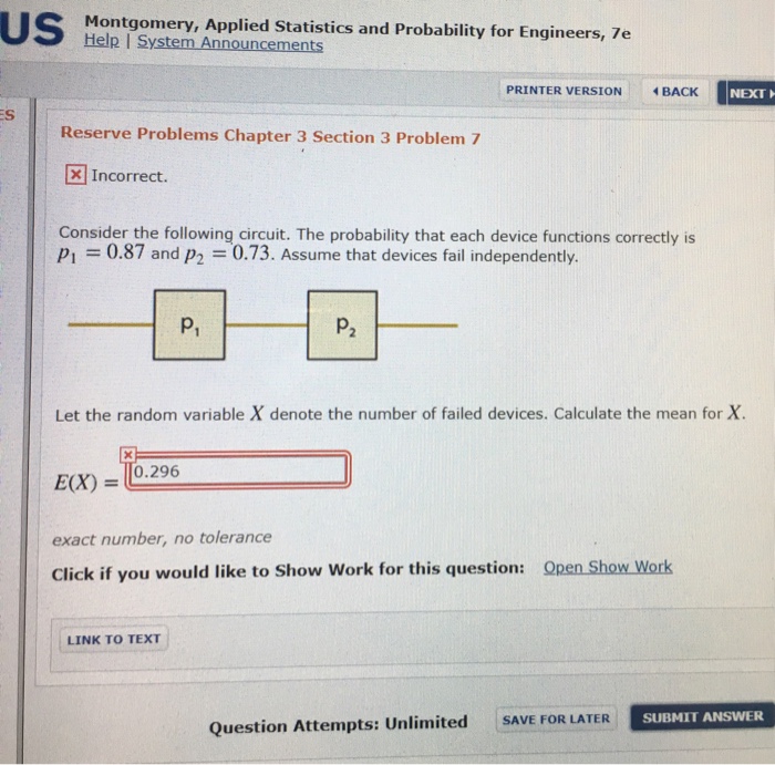 Solved Montgomery, Applied Statistics and Probability for | Chegg.com