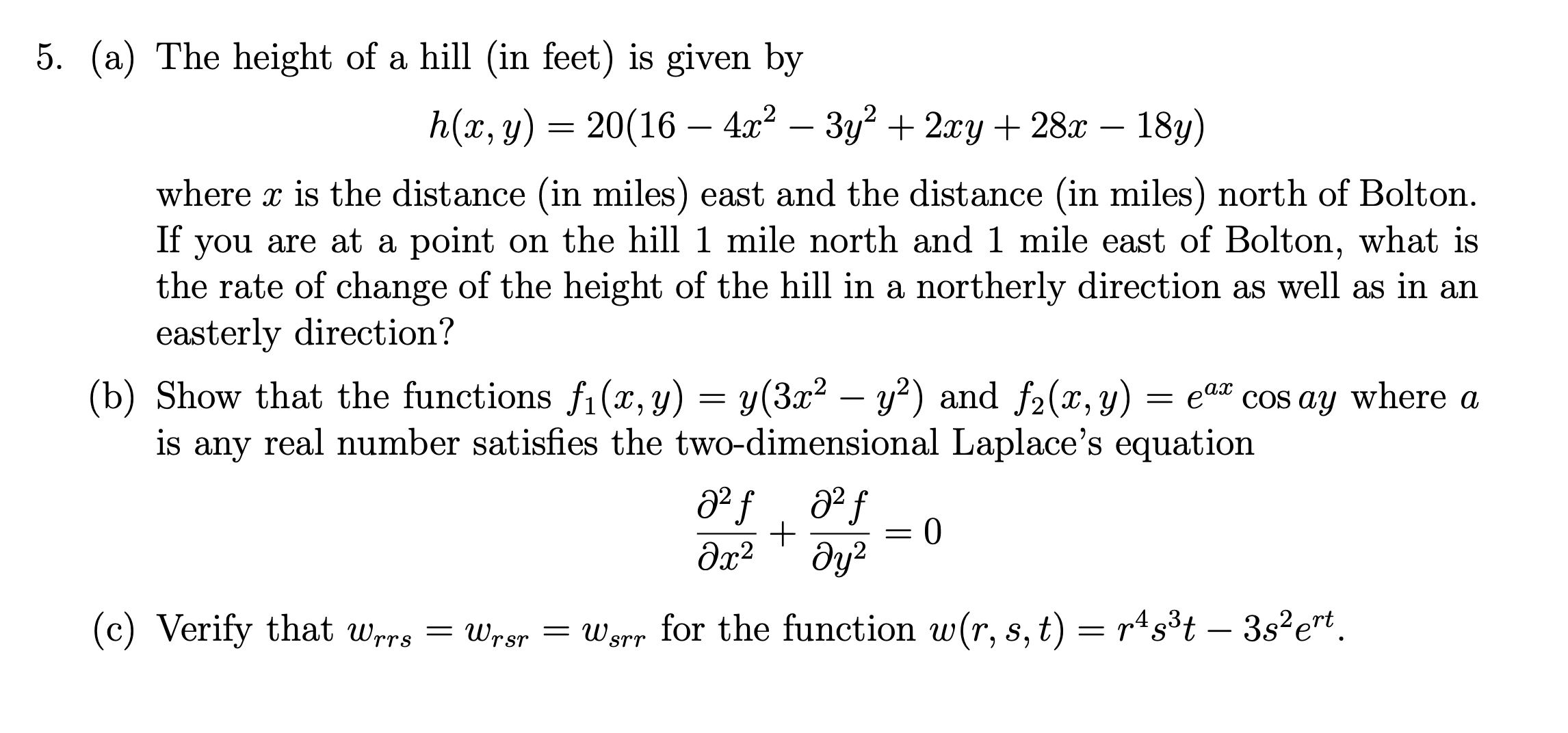 solved-5-a-the-height-of-a-hill-in-feet-is-given-by-chegg