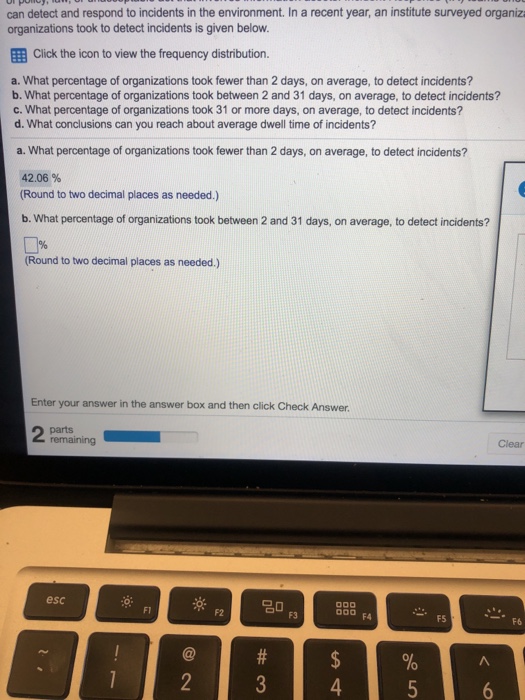 Solved omework: HW 2.2: Organizing Numerical Data core: 025 | Chegg.com