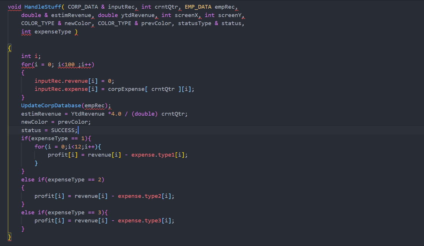 Solved Refactor and Write a Better version for this code | Chegg.com