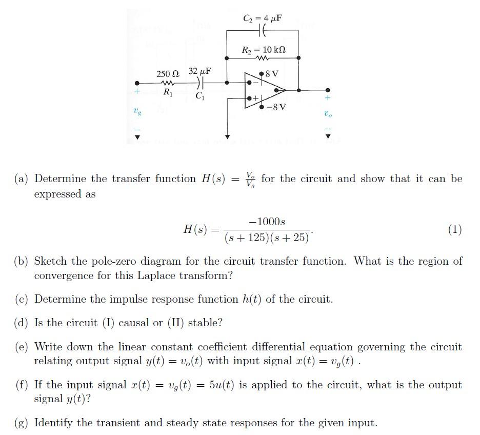 Solved C2 4uf Te R2 10 K12 8v 250 32uf W 카 R C 8v 2 Chegg Com