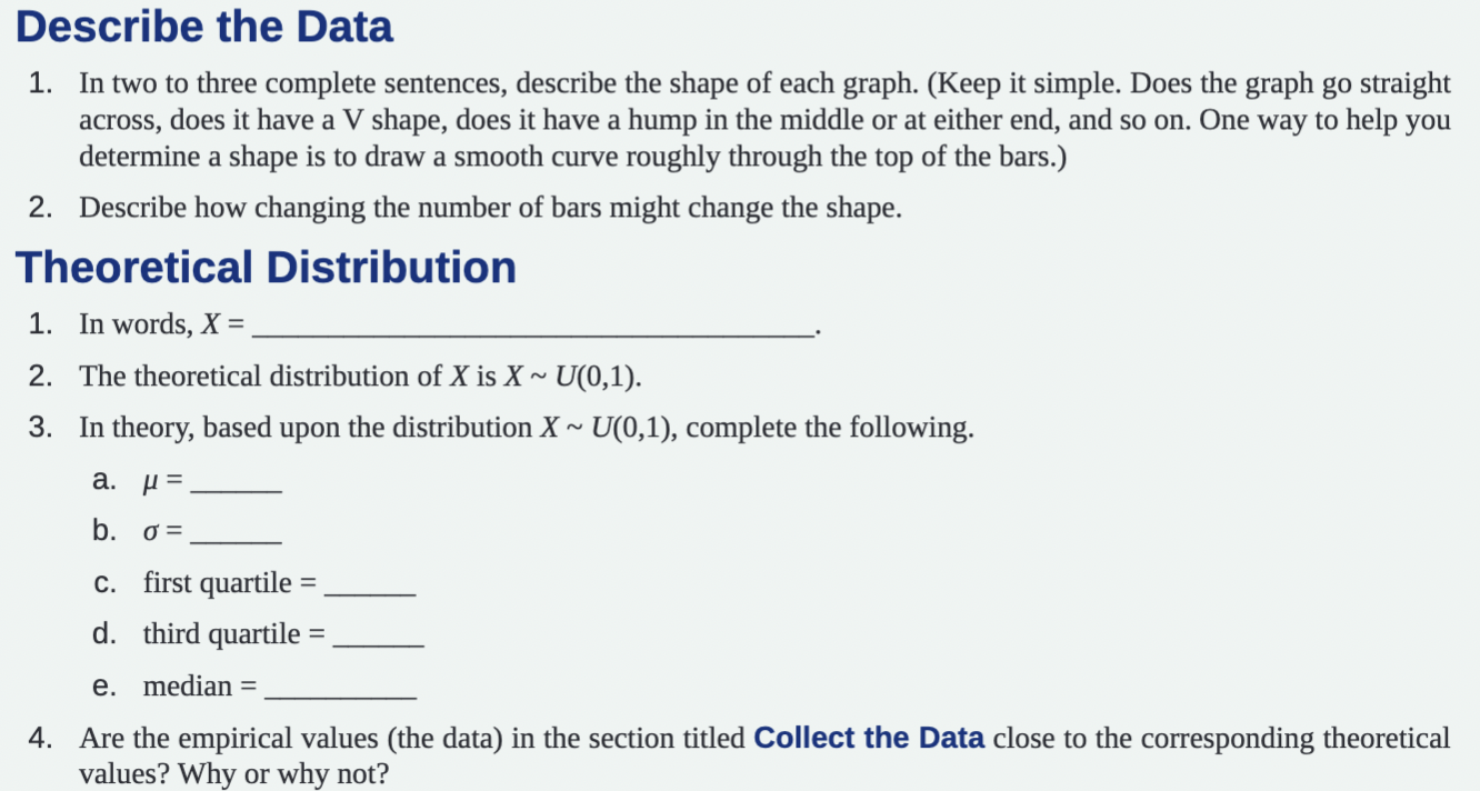 Use a random number generator to generate 50 values | Chegg.com
