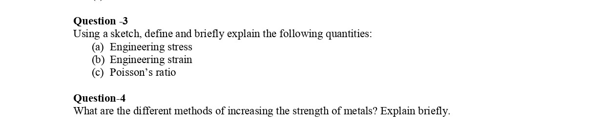 Solved Question -3 Using a sketch, define and briefly | Chegg.com