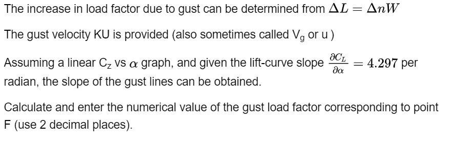 Solved The increase in load factor due to gust can be | Chegg.com