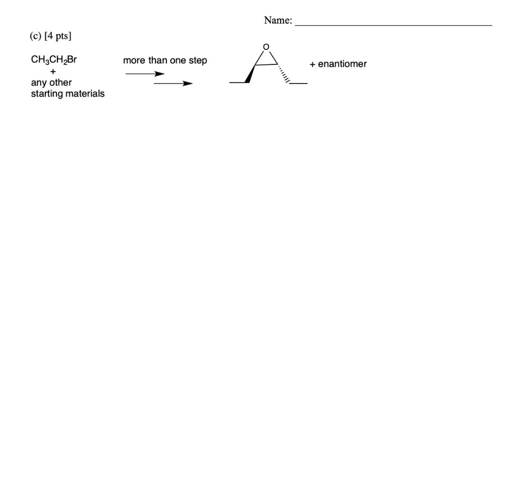 Solved 14. [12 pts] (a) Draw the structures of the missing | Chegg.com