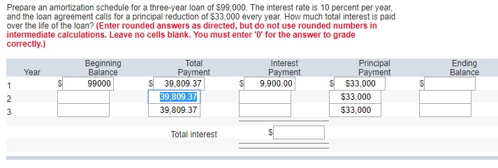 solved-prepare-an-amortization-schedule-for-a-three-year-chegg