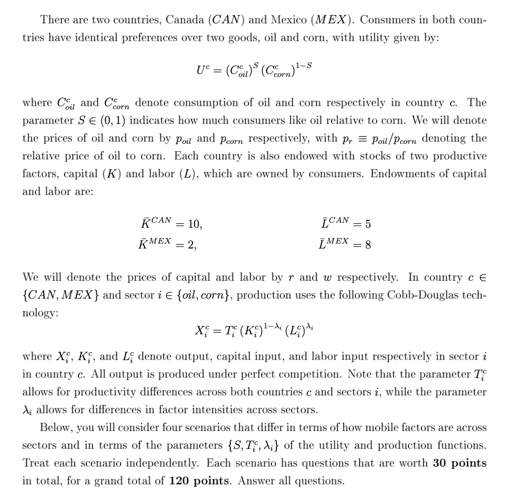 There Are Two Countries Canada Can And Mexico Chegg Com