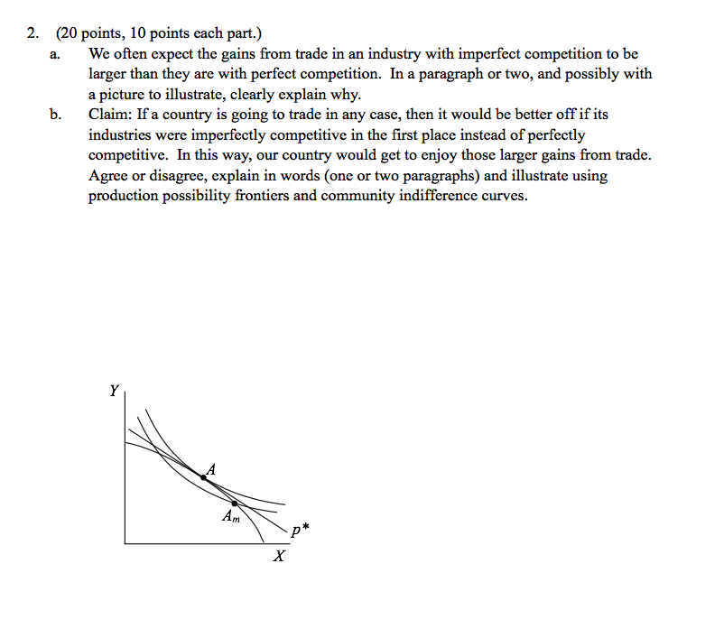 Solved 2. (20 points, 10 points each part.) a. We often | Chegg.com