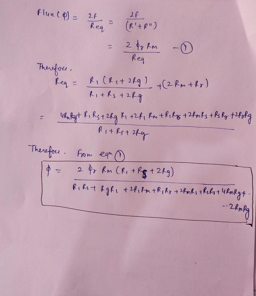 Solved i. Below is a permanent motor and its