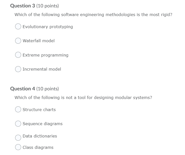 Solved Question 3 (10 Points) Which Of The Following | Chegg.com