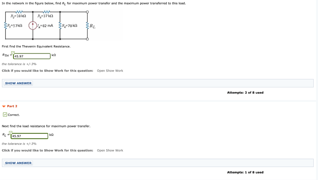 Solved In the network in the figure below, find R for | Chegg.com