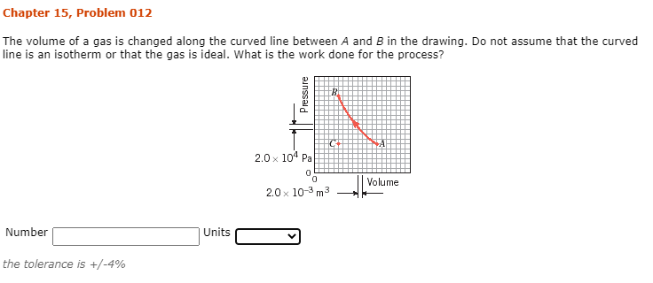 Solved Chapter 15, Problem 012 The volume of a gas is | Chegg.com