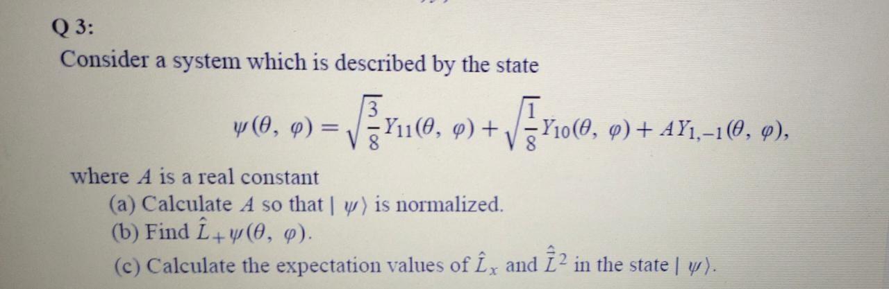 Solved Q3: Consider a system which is described by the state | Chegg.com
