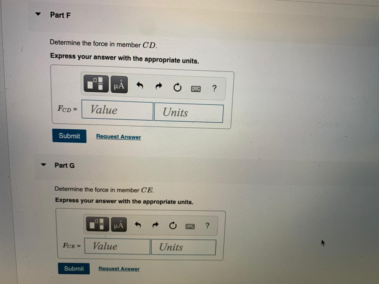 Solved Problem 6.24 Determine the force in each member of | Chegg.com