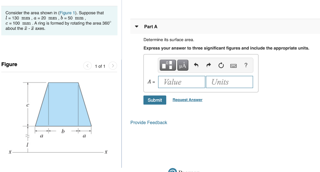 Solved Consider The Area Shown In (Figure 1). Suppose That 1 | Chegg.com