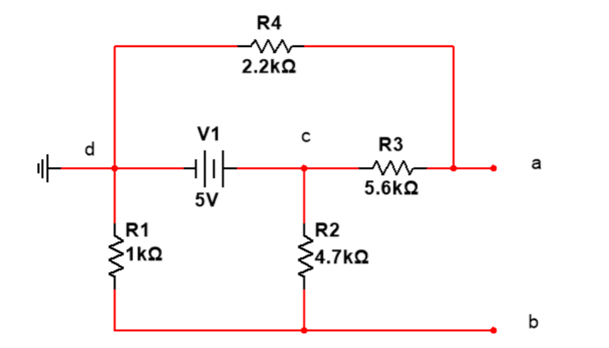 Solved Calculate The Thévenin Equivalent Voltage (VTH) Of | Chegg.com