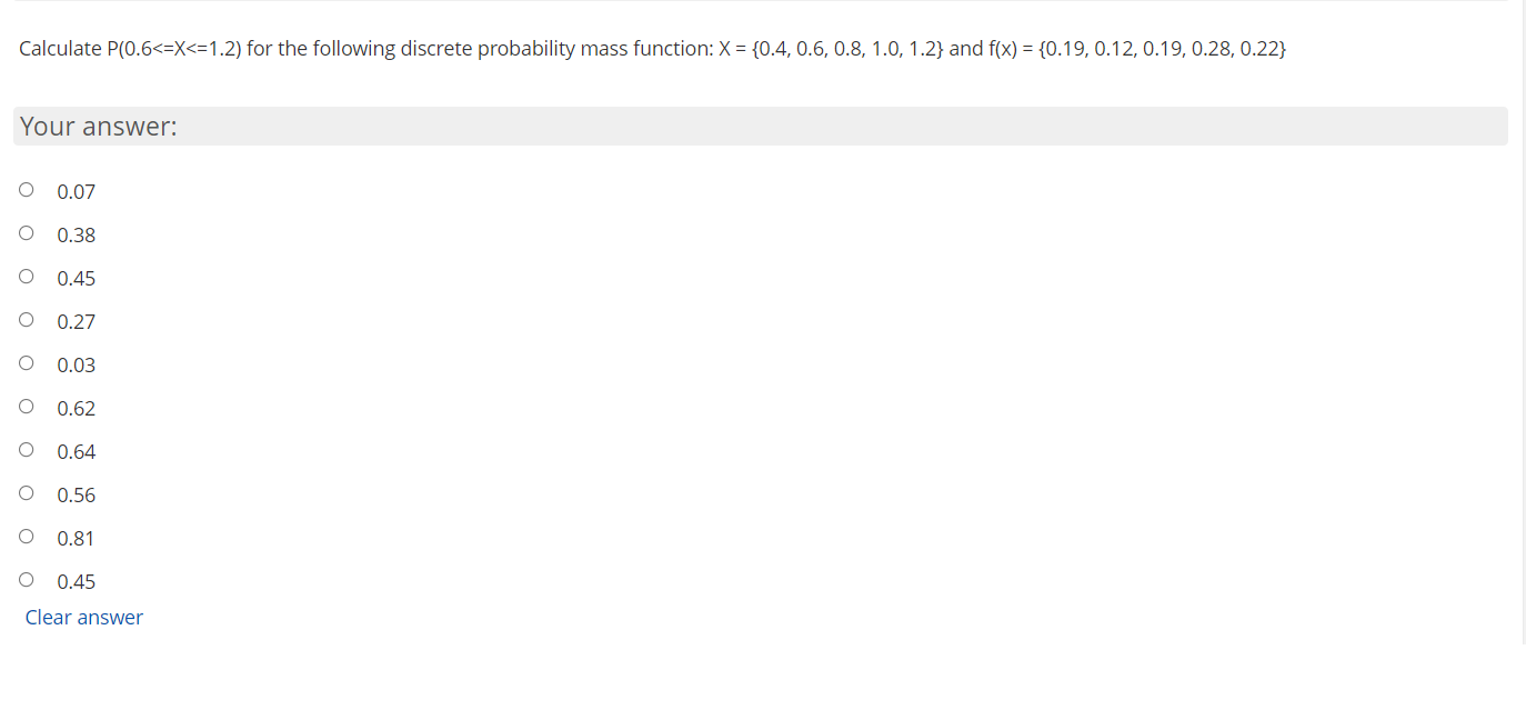 Solved Calculate P(0.6