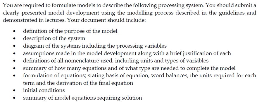 . You are required to formulate models to describe | Chegg.com
