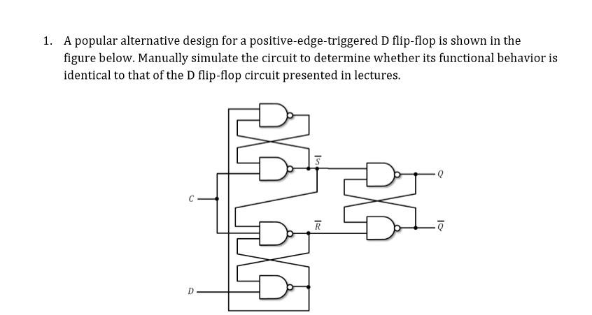 Solved 1. A popular alternative design for a | Chegg.com