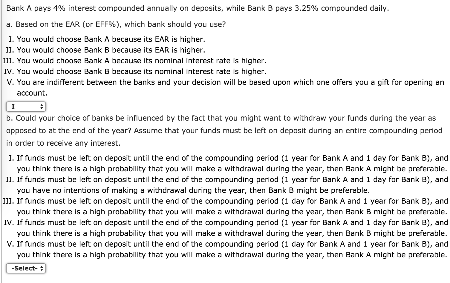 Solved Bank A Pays 4% Interest Compounded Annually On | Chegg.com