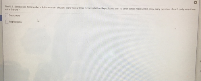 the total number of members in the us senate is 100 because