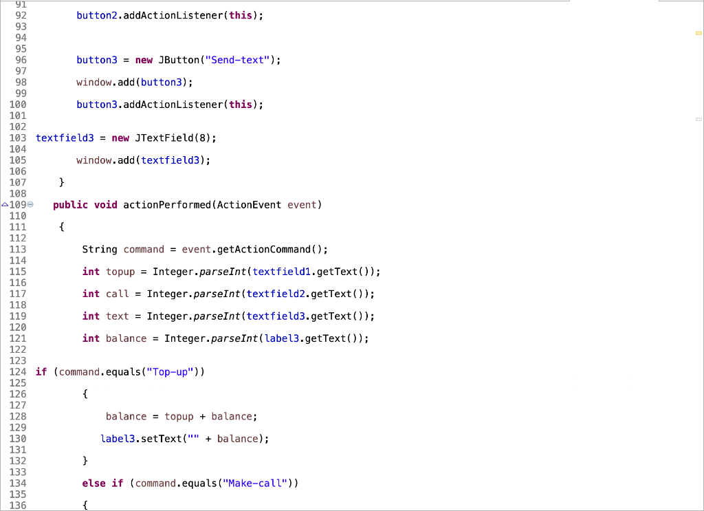 Solved can you please help me in this GUI java exercise. the | Chegg.com