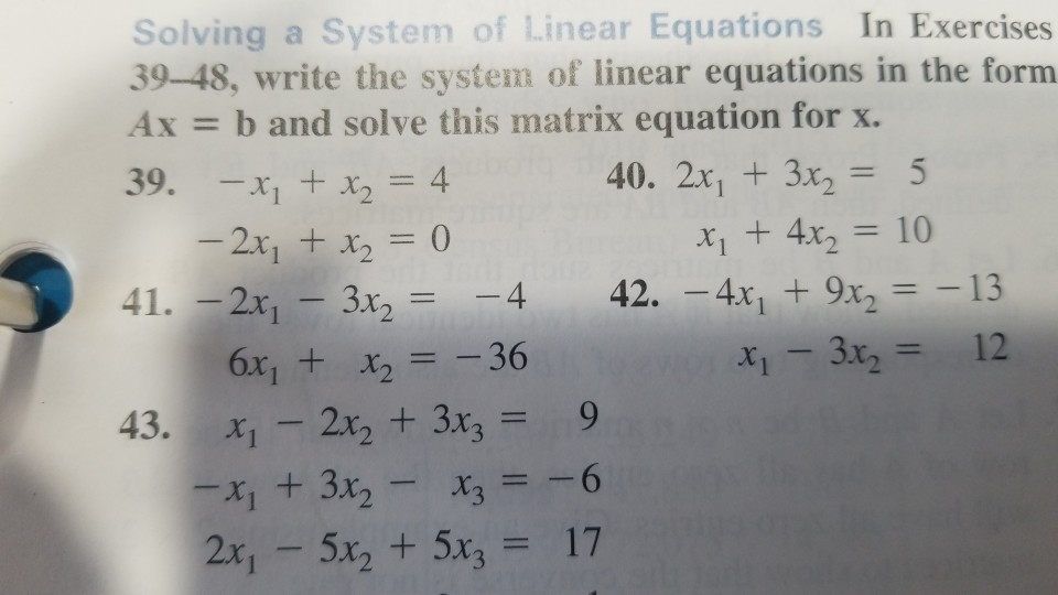 3x2 system of equations solver